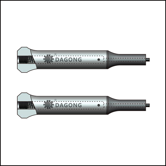 Sureface coating piercing ejector punches with bolttle neck