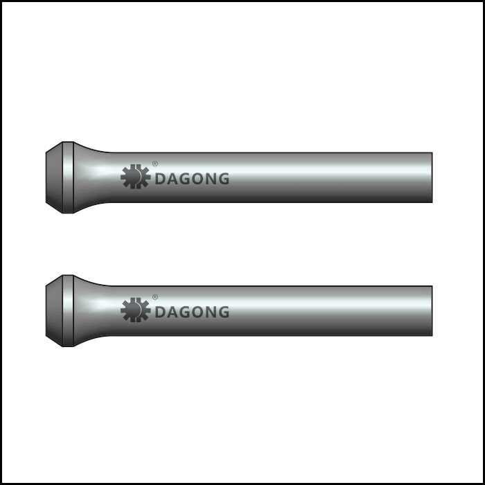 Piercing punch with bolttle neck