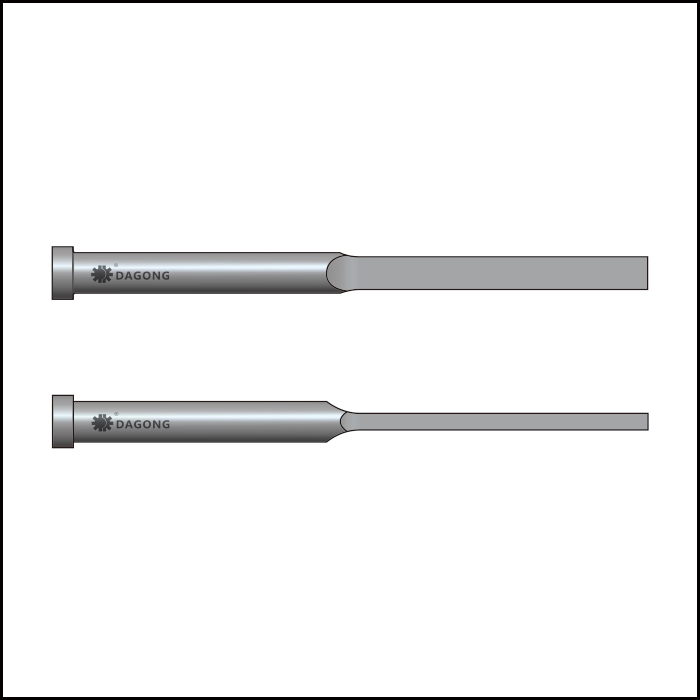 Flat ejector pins DIN1530F/ISO8693